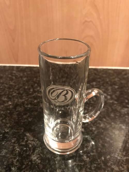 The Blue Train - Tot Glass