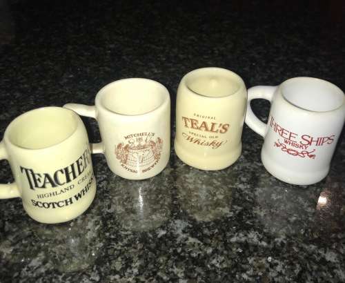 4 x Ceramic Tot Measures - Must Take All 4