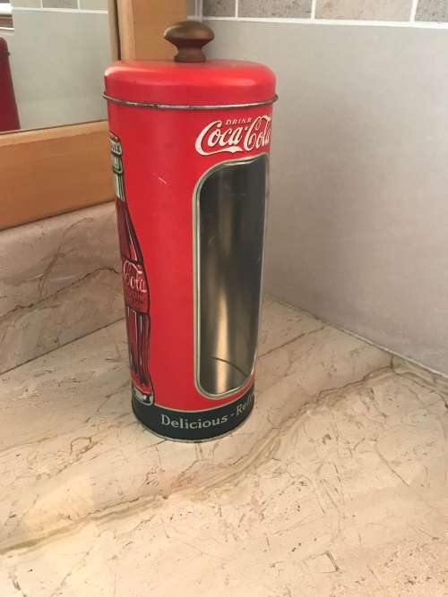 Coca-Cola Tin - Straw Holder - Reproduction