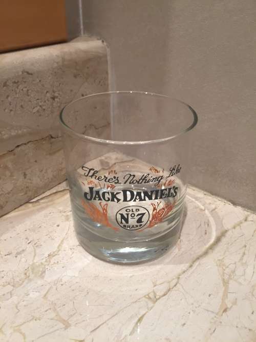 Jack Daniel's Whiskey - Branded Tumbler - THIS WILL COME WITH A FREE SEALED 50 ML JD BOTTLE