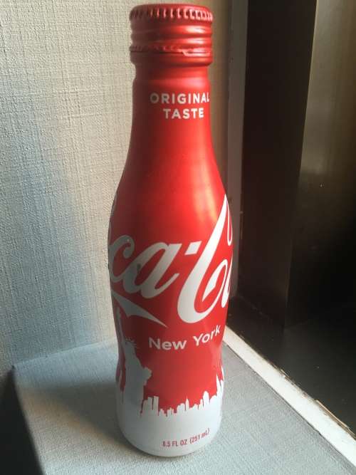 251ml Aluminium Coke Bottle - Statue Of Liberty - New York City - NEW EDITION - Diff to 2016