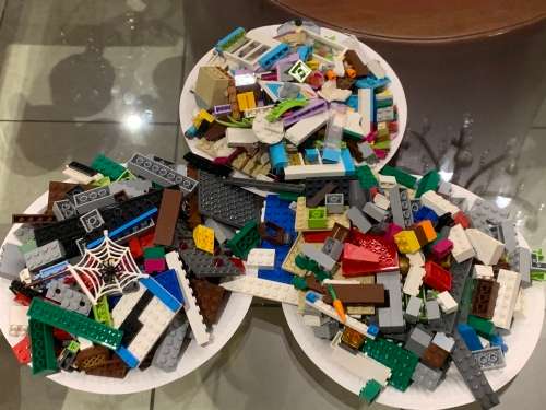 Bag Of ORIGINAL Mixed Lego - Equates To 3 Full Paper Plates