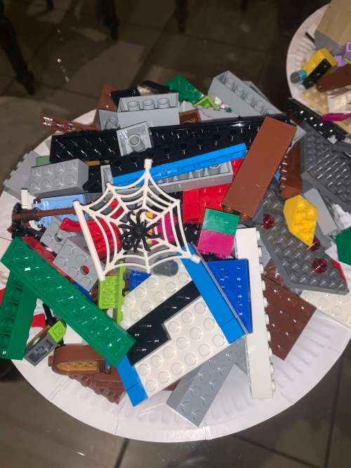 Bag Of ORIGINAL Mixed Lego - Equates To 3 Full Paper Plates