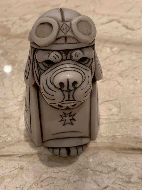 John Biccard - Little Crushed Marble Sculpture - The Baron - Excellet Condition - R1 Start