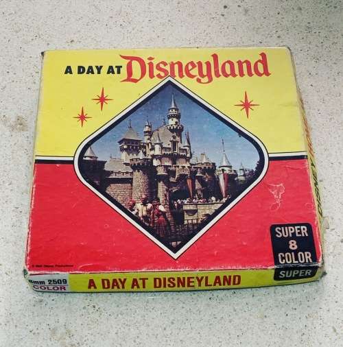 Wow - Antique 8mm Film Strip - Showcasing Attractions At Disneyland (S3).