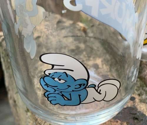 Trio Of Branded Nutella Glassware - Includes - Smurfs and Minions (S4)