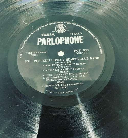 Vinyl Record - Beatles - Sgt. Pepper`s Lonely Hearts Club Band - Not Tested / Please Grade Via Pics