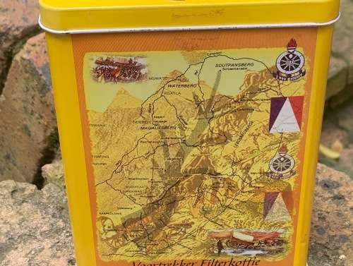 Pair Of Voortrekker Filterkoffie Tins - 90s