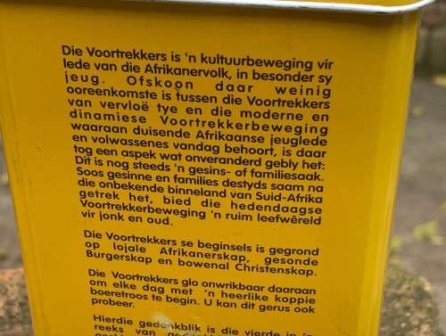 Pair Of Voortrekker Filterkoffie Tins - 90s