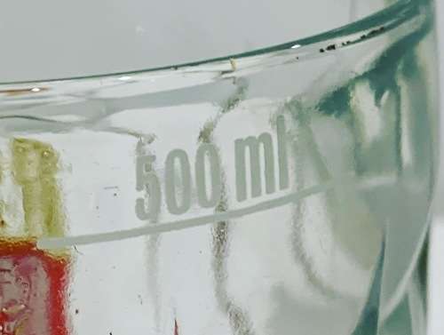 3 x Vintage 500ml Glass Beer Mugs - Castle - Kronenbrau - Hansa