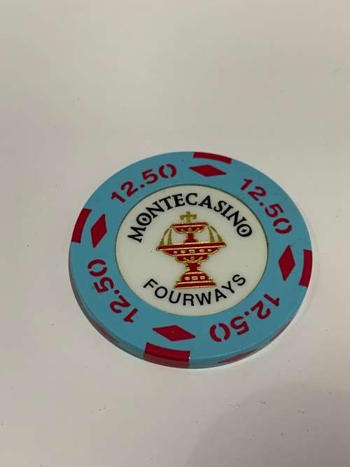 Casino Chip - Monte Casino R12.50 - Obsolete
