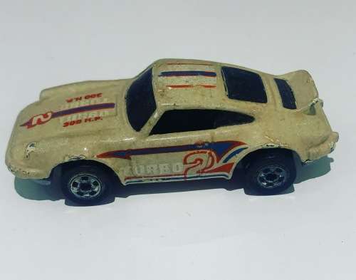Vintage Mattel 1974 HotWheels Porsche 911 Turbo 2 - 300 H.P. --- Nearly 50 Years Old