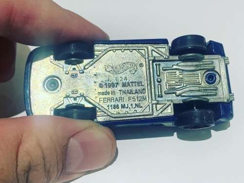Collectable Mattel 1997 HotWheels Ferrari 911 F512M Blue Livery