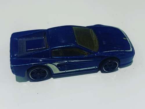 Collectable Mattel 1997 HotWheels Ferrari 911 F512M Blue Livery
