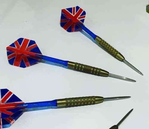 Collection Of Pro Darts Ready To Be Used
