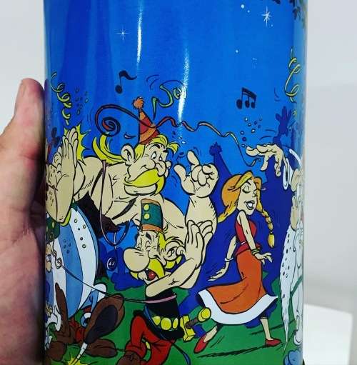 Collectable Cookie Tin / Asterix & Obelix - Awesome Decal - 2001