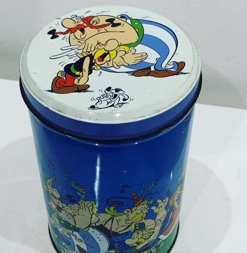 Collectable Cookie Tin / Asterix & Obelix - Awesome Decal - 2001