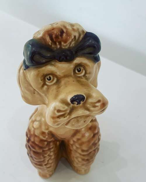 Vintage Sylvac Ceramic Poodle  Amazing Condition - No Chips / Cracks