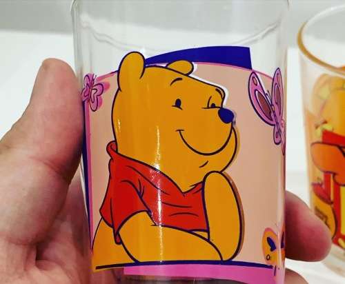 Pair Of Collectable Winnie The Pooh Character Glassware - Pooh, Piglet & Tigger