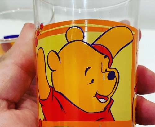 Pair Of Collectable Winnie The Pooh Character Glassware - Pooh, Piglet & Tigger