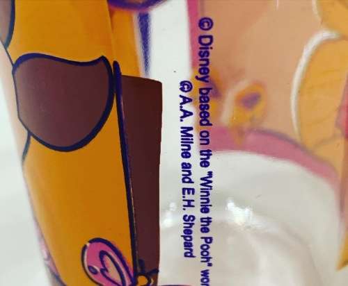 Pair Of Collectable Winnie The Pooh Character Glassware - Pooh, Piglet & Tigger