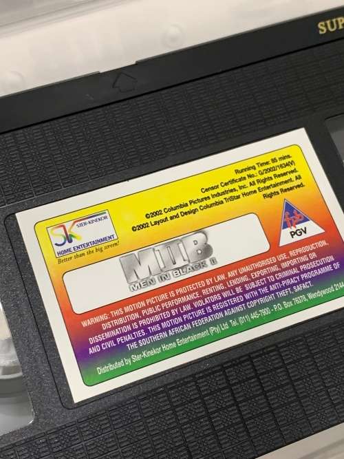 VHS - Men In Black 2