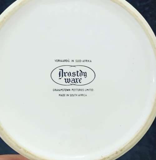 Very Old Drostdy Ware Bar Mag - South African Airforce - No Chips / Cracks