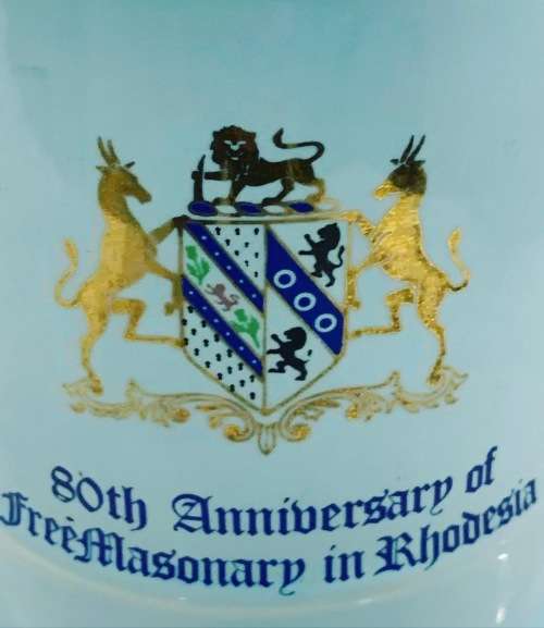 Norbel Bar Mug - Rhodesian Freemasonry  80th Anniversary