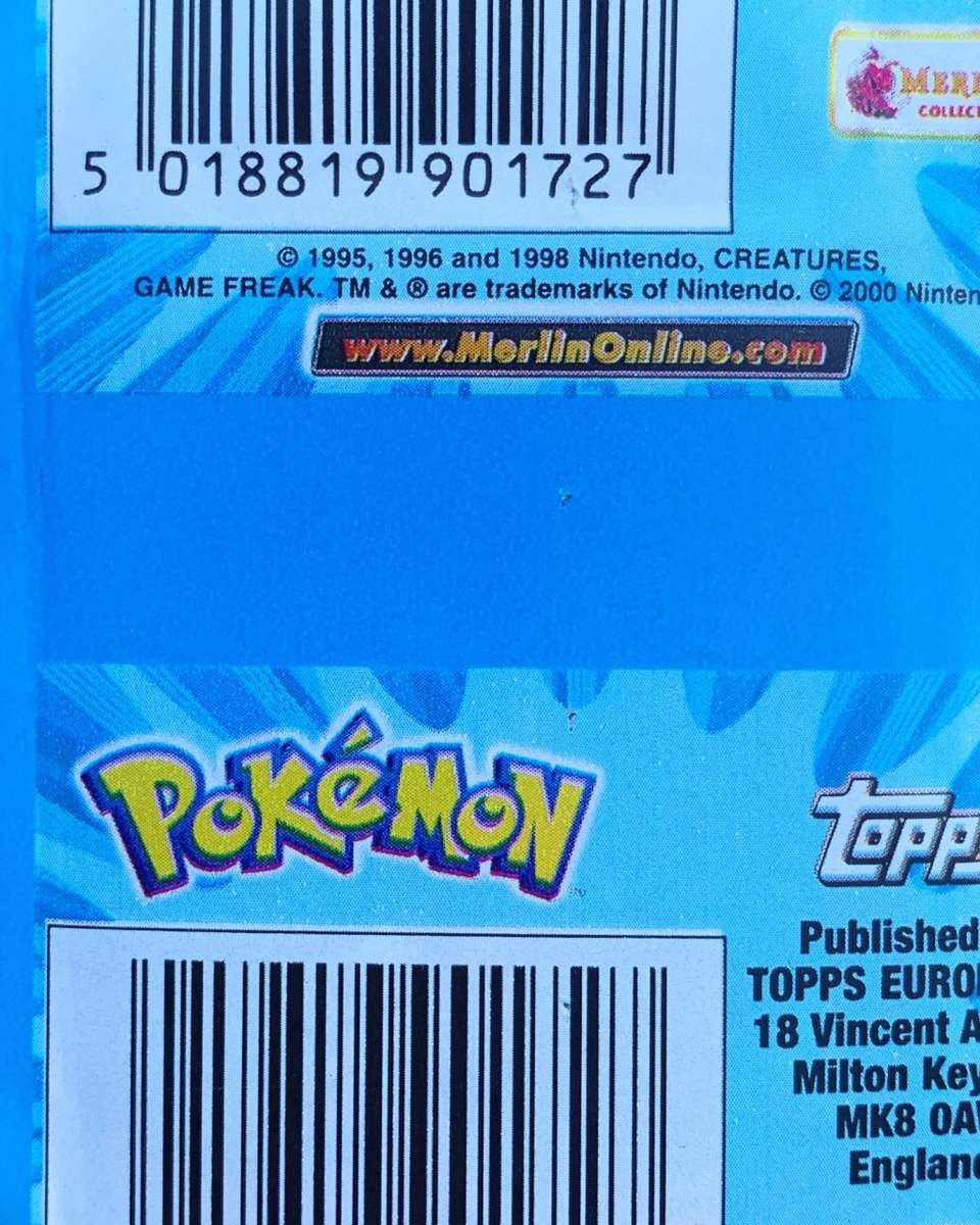 Pokémon Series 2 - Original Sealed Merlin Sticker Packets - Loose - Late 90s - price per packet