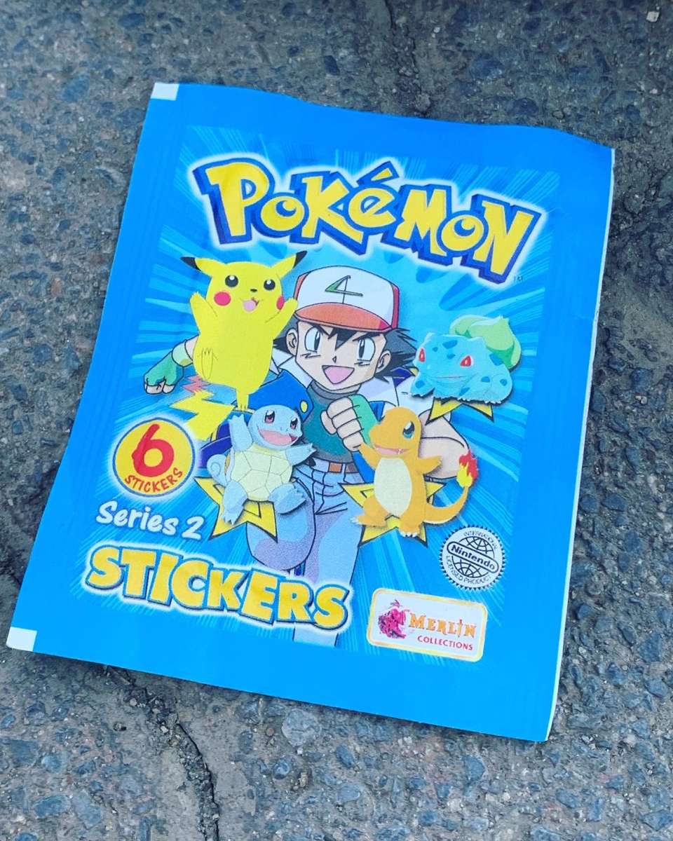 Pokémon Series 2 - Original Sealed Merlin Sticker Packets - Loose - Late 90s - price per packet