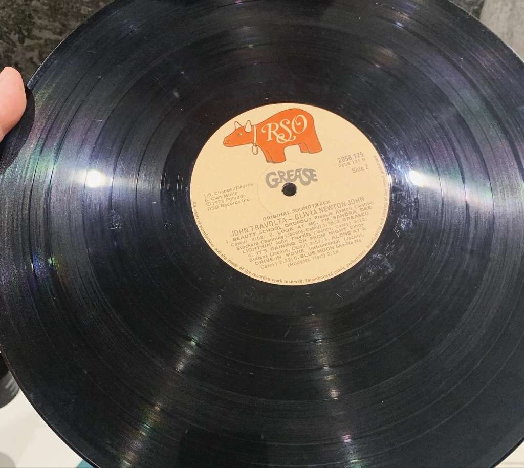 Double Vinyl LP  Grease Original Soundtrack  Brilliant Condition