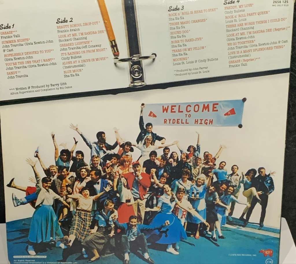 Double Vinyl LP  Grease Original Soundtrack  Brilliant Condition
