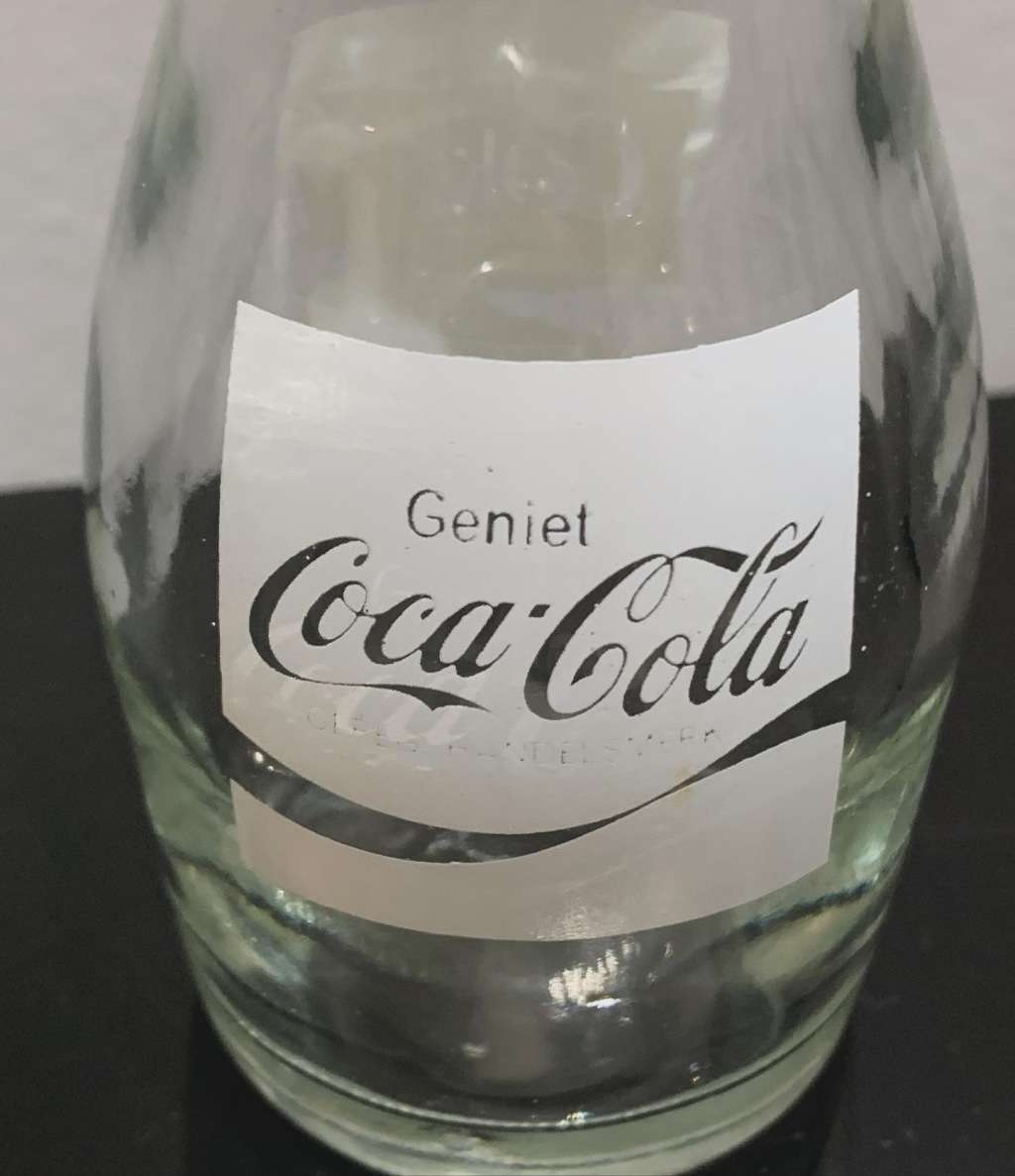 Vintage Coca-Cola Branded Glass Carafe With A Coke Branded Bottle Cap Opener