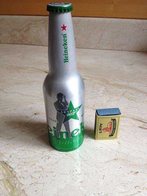 Collectable 007 SKYFALL - Heineken Beer Bottle - 330ml - Aluminium Bottle (Sealed/Full)