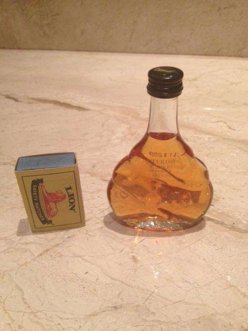 Miniature Glass Bottle Alcohol - Meukow Superior Cognac V.S.O.P - 50ml