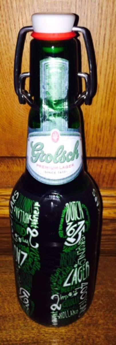 Grolsch Premium Lager - Limited Edition Beer Bottle 2