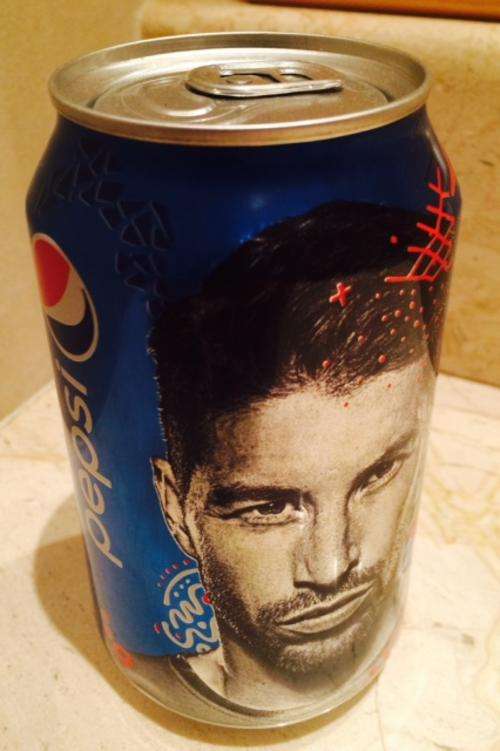 330ml Pepsi Cola can - (Football Players) - Ramos