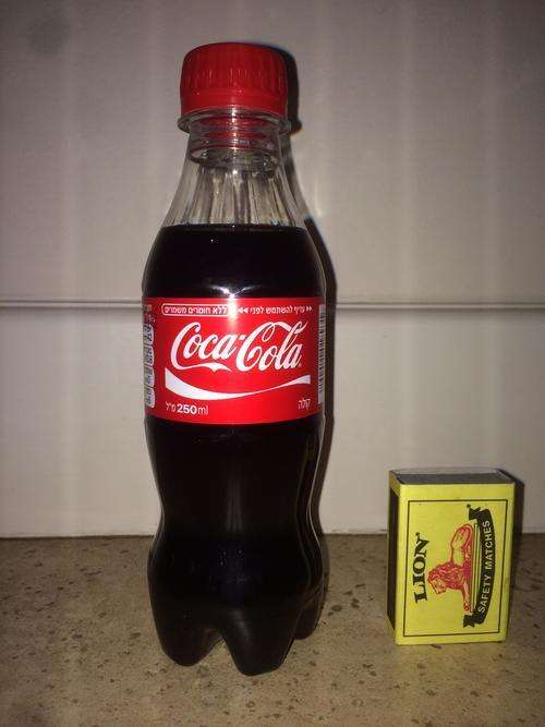 Miniature Plastic Coca-Cola Bottle - Israel - 250ml