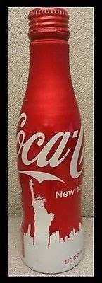 Collectable Aluminum Coca-Cola Bottle - New York City - Statue of Liberty