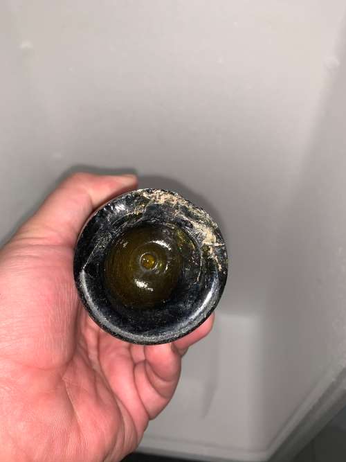 Old Castle Lager Beer Bottle - SA Breweries - Slight Damage At Base