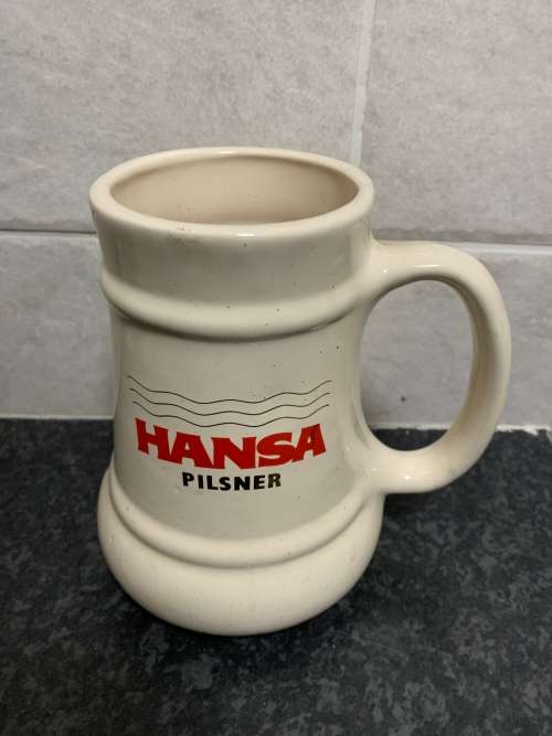 Ceramic Beer Mug - Hansa Pilsner