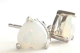 Spectacular  1.35cts Opalite Stud Earrings