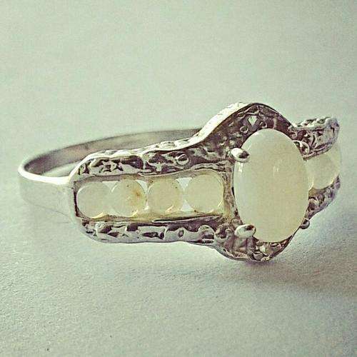 Elegant Opalite Ring in size 7/N (REDUCED/FREE Shipping)