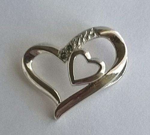 Lovely Genuine Columbian Blue Diamond Pendant