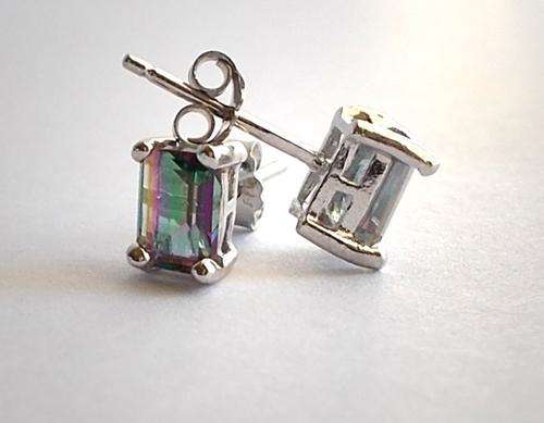 Mystic Topaz Earrings 1.041cts (REDUCED/FREE Shipping)
