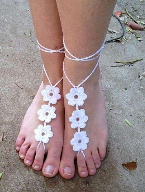 100% Cotton Barefoot Sandals