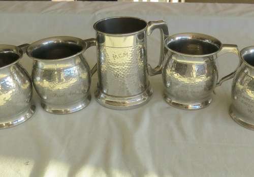 PEWTER MUGS