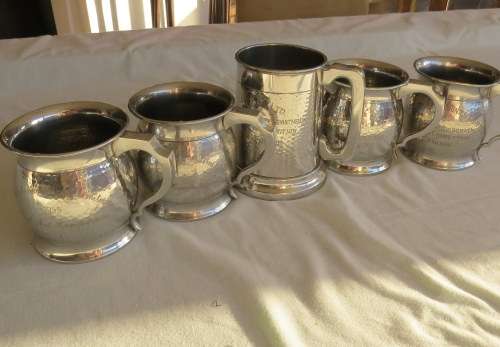 PEWTER MUGS