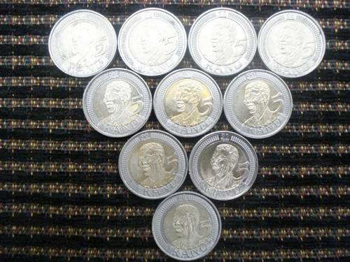MANDELA  10 X  CIRCULATED COINS