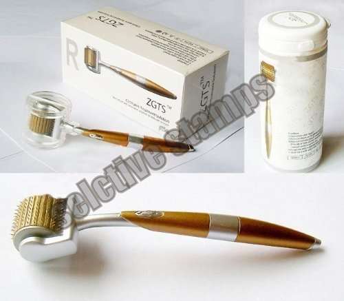 New ZGTS Derma Skin Face Pore Micro needle Roller , Rolls Royce of rollers  0.5mm LAST 2X LONGER!!!!